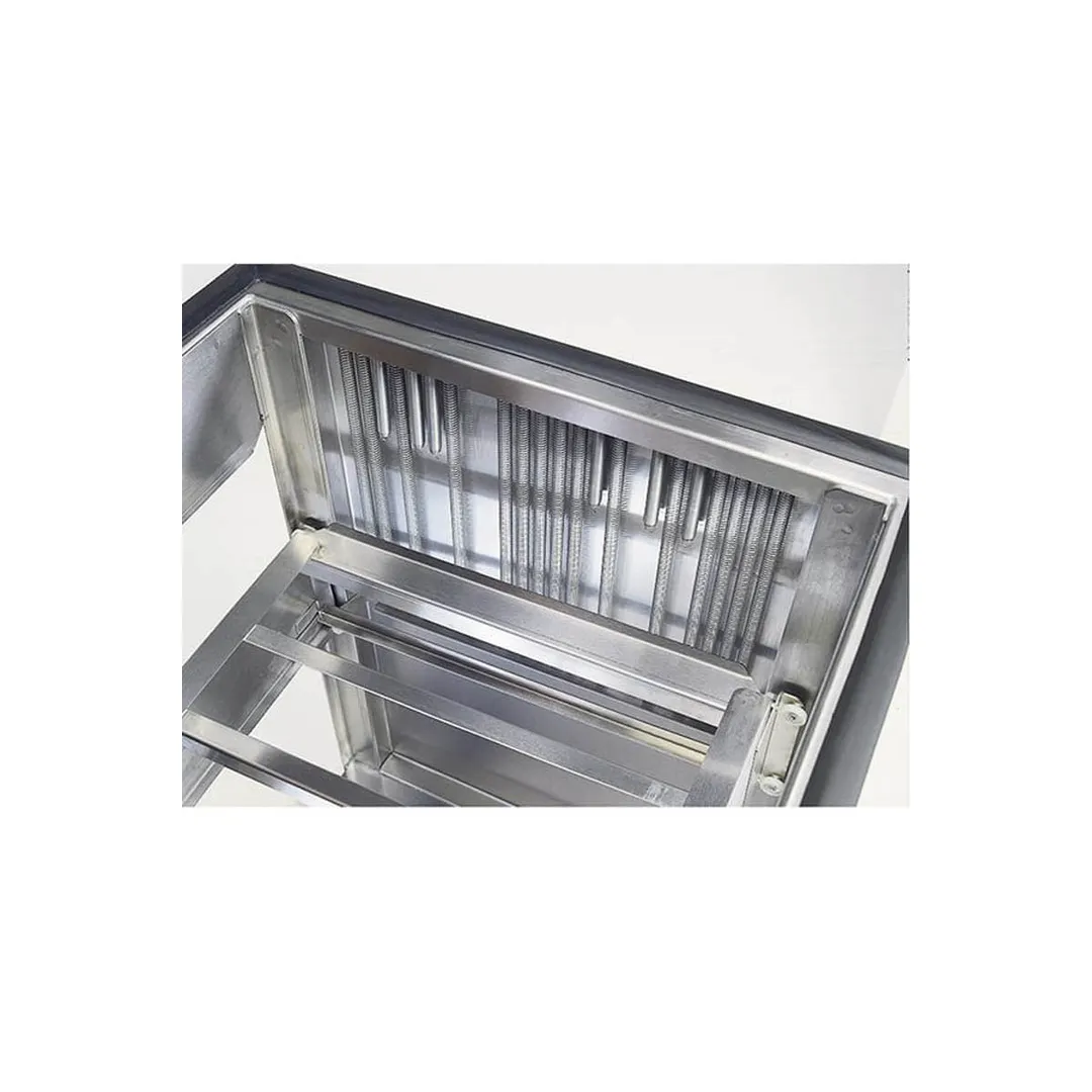 Lakeside 996 Stainless Mobile Tray Dispenser with 2 Open Sides for 14" x 18" or 15" x 20" Trays