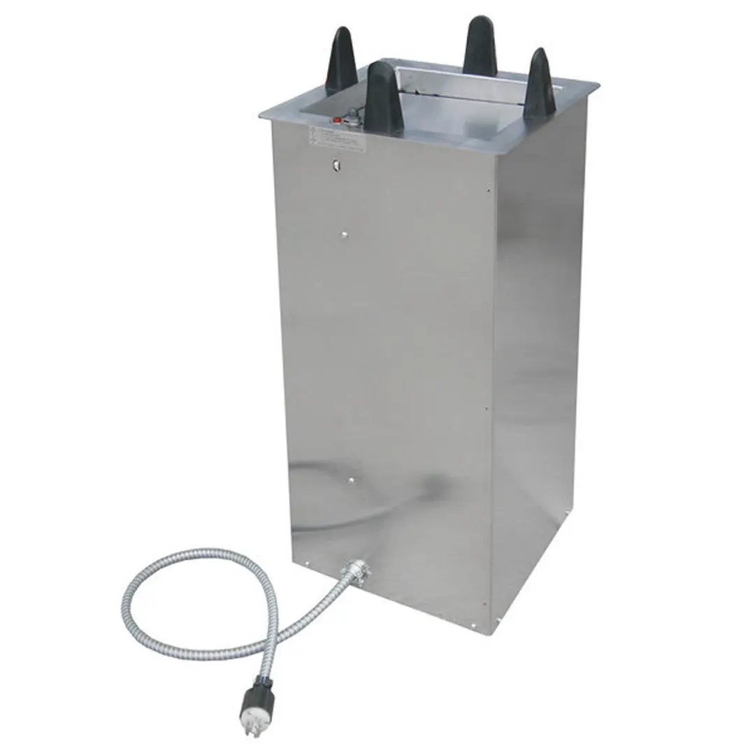 Lakeside S6010 Heated Square Drop In Dish Dispenser