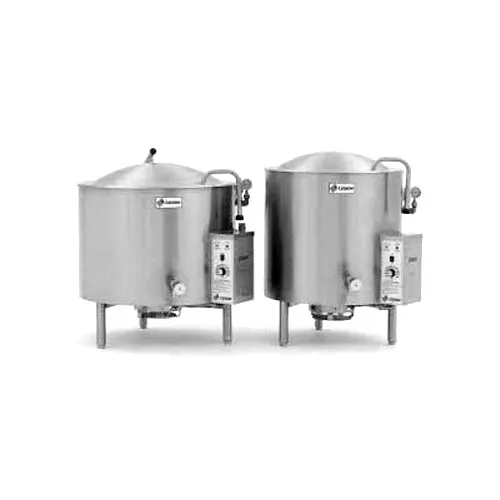 Legion LGB-30FMV 30 Gallon Floor Stationary Full Steam Jacketed Gas Kettle w/ Tri-Leg Base, 79.855 BTU