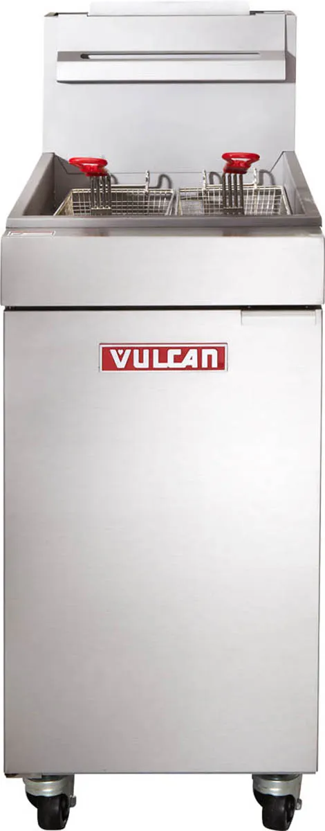 Vulcan LG500 21" W Freestanding Single-Tank 65-70 lb Gas Fryer - 150,000 BTU