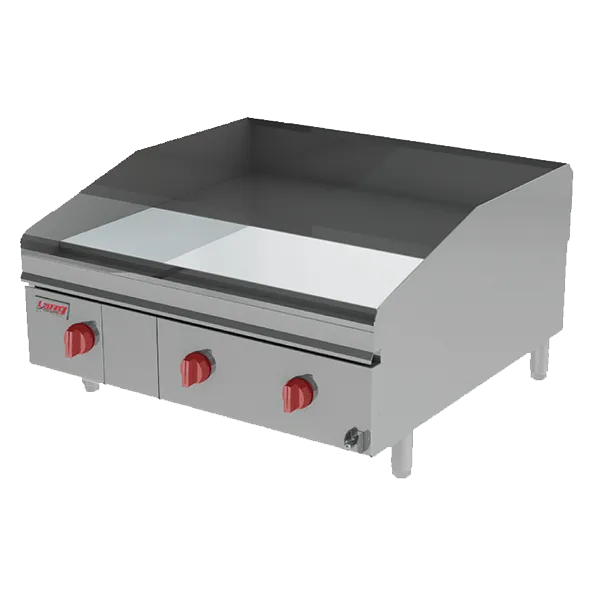 Lang 136ZTDC 36" Countertop Electric Griddle with 36" x 30" Surface, Chrome Plate, Thermostatic Controls