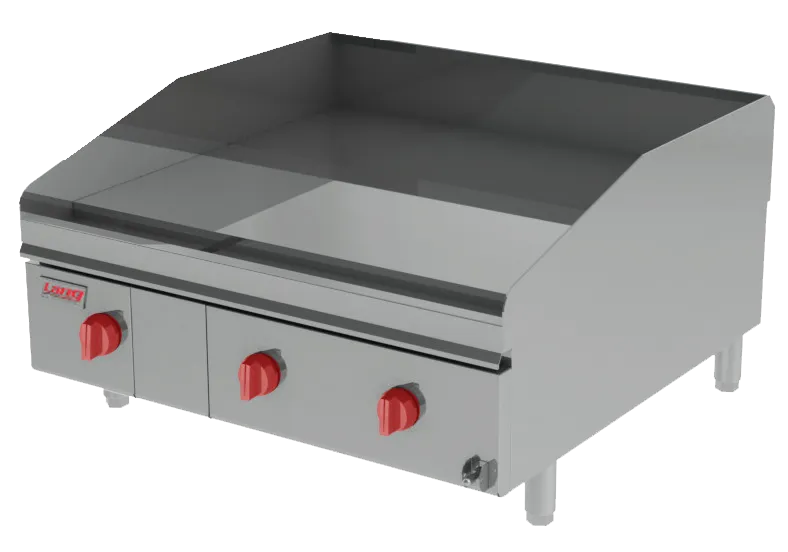 Lang 172ZSDC 72" Countertop Electric Griddle with 72" x 30" Surface, Chrome Plate, Solid State Controls