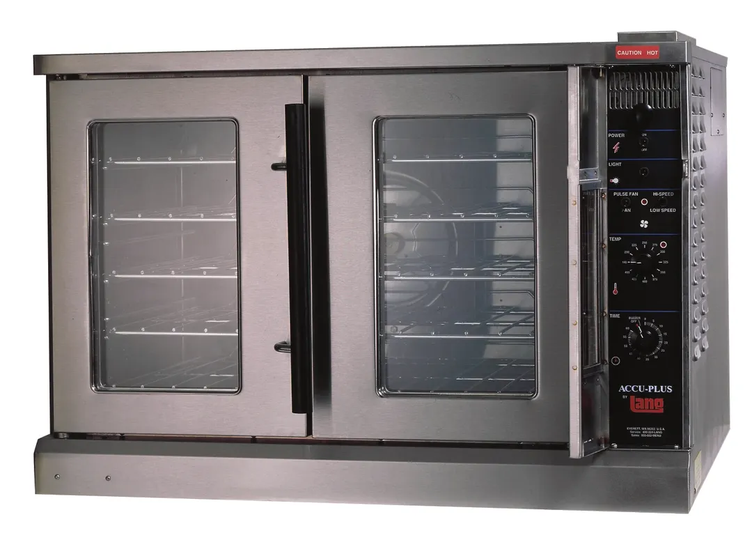 Lang ECOD-AP1 Single-Deck Full-Size Electric Convection Oven w/ Solid State Controls, 5 Racks