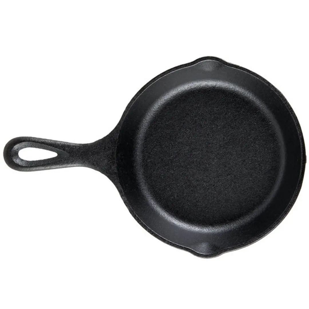 Lodge H3SK Skillet – 6-7/8" Round Cast Iron, 1-3/8" Height, Induction Ready, Rust‑Resistant