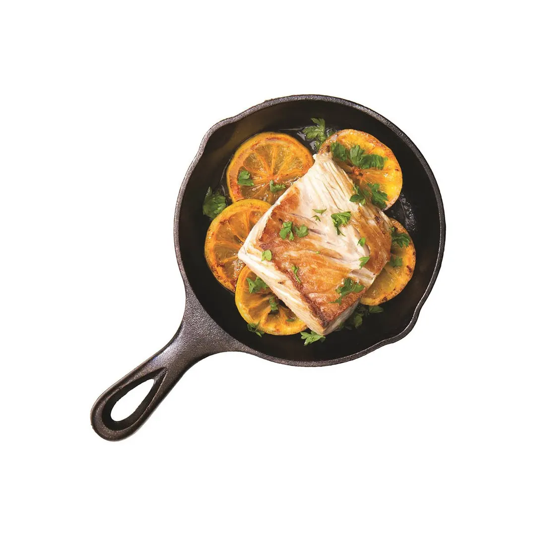 Lodge H3SK Skillet – 6-7/8" Round Cast Iron, 1-3/8" Height, Induction Ready, Rust‑Resistant