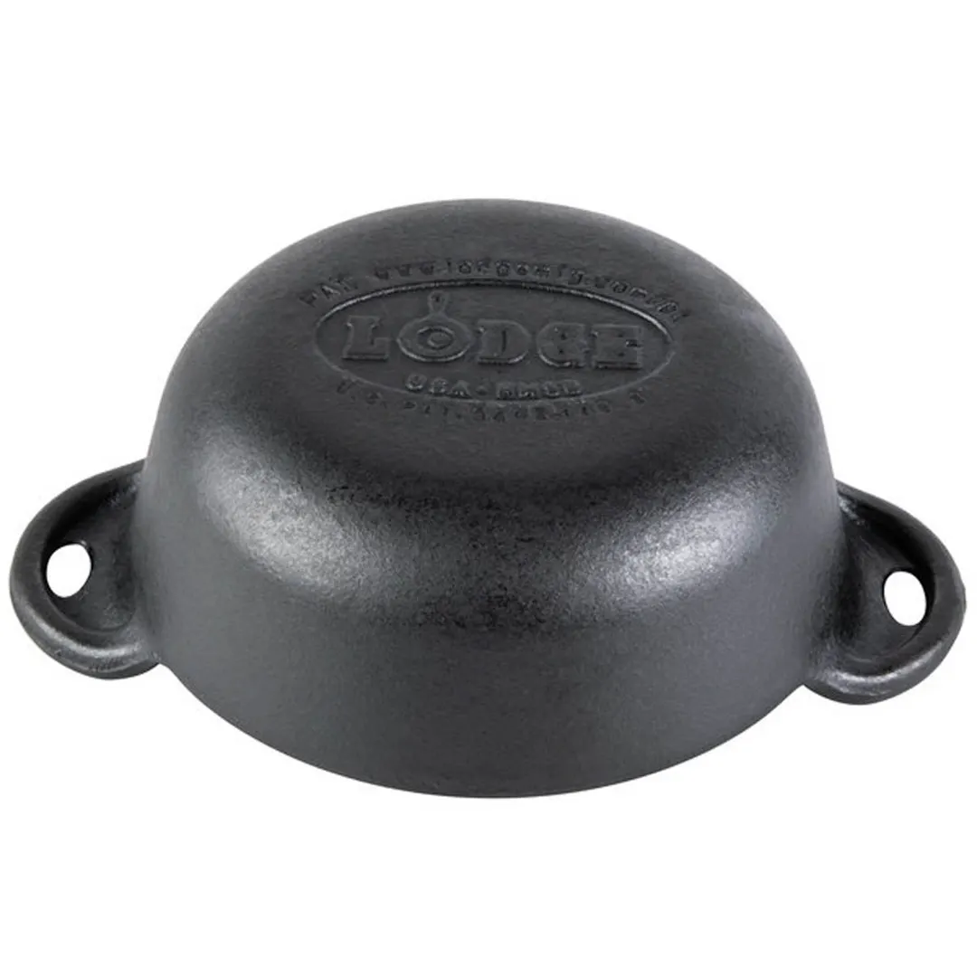 Lodge HMSB Mini Server, 12 Oz., 5" Dia. 2-3/8" H, Cast Iron, Rust‑Resistant, Dishwasher Safe