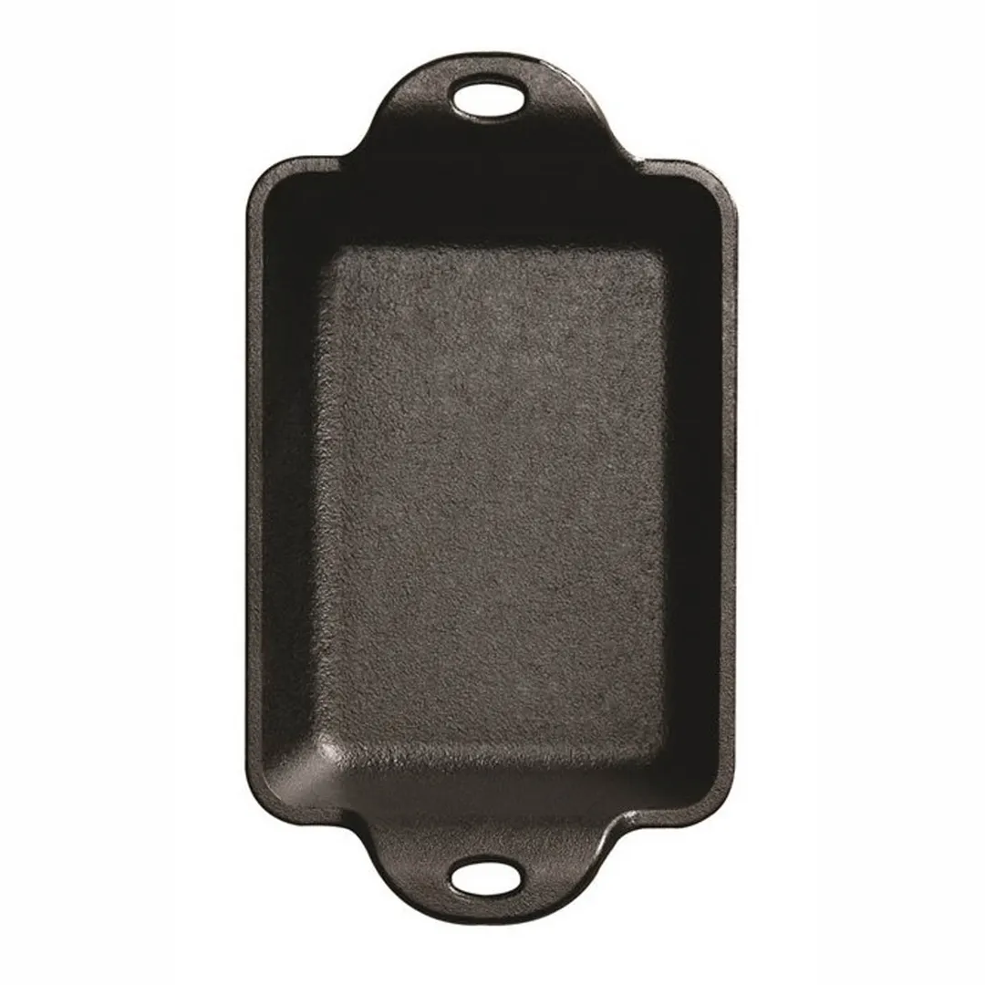 Lodge HMSRC Mini Server, 10 Oz., 7-9/16" L x 4-5/16" W x 1-11/16" H, Cast Iron, Dishwasher Safe