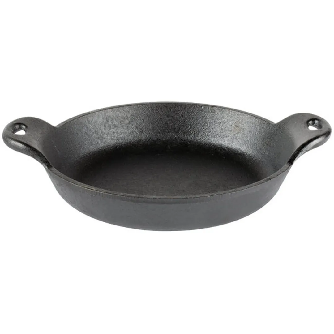 Lodge HMSRD Mini Server, 14 Oz, 6-3/8" Dia x 1-5/8" H, Cast Iron, Heat‑Treated, Induction, Oven Safe