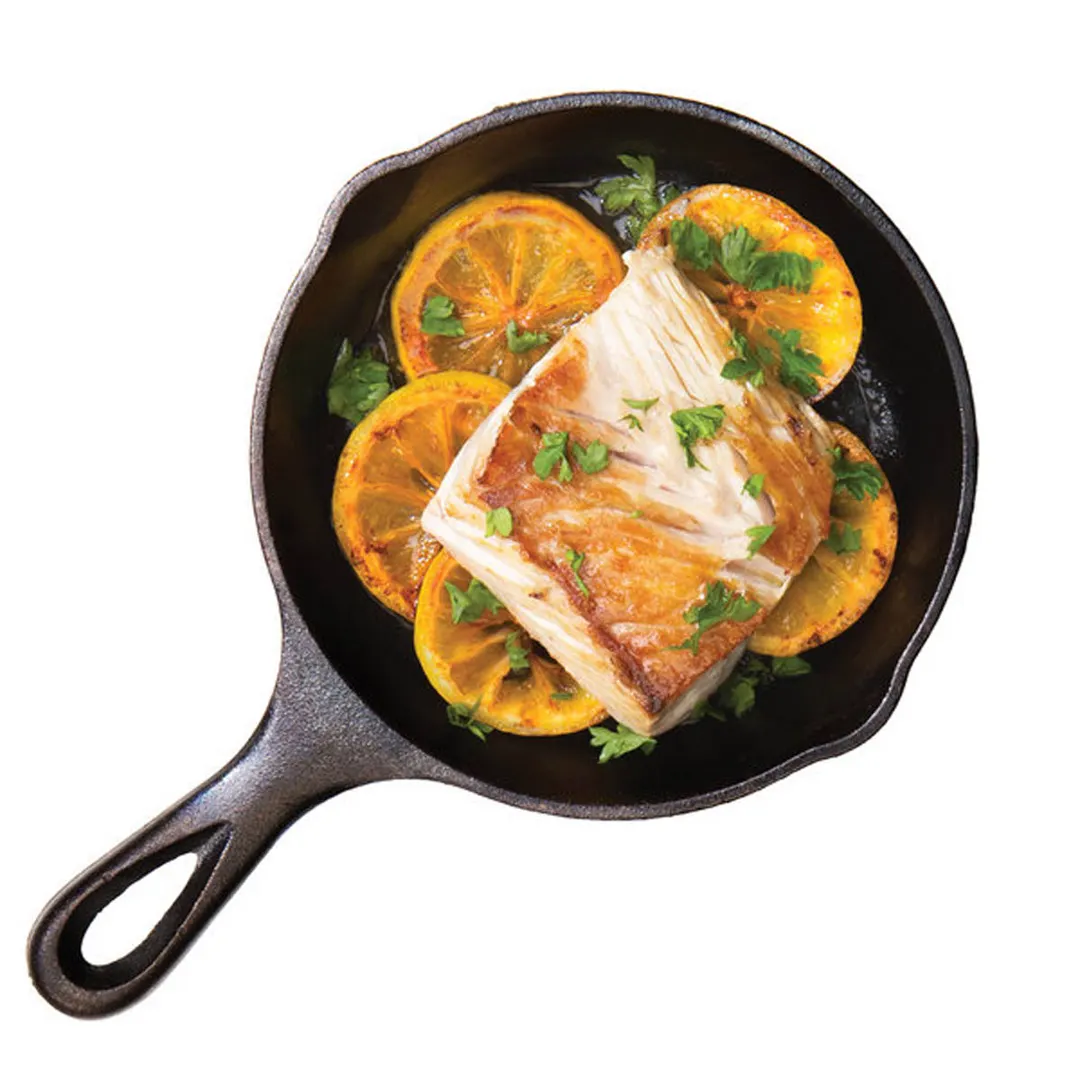 Lodge L3SK3 Skillet 6-11/16" Round Cast Iron Griddle, 1-3/8" Height, Induction & Oven Safe Made USA