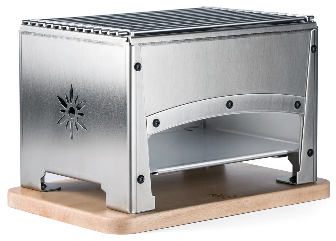 Louis Tellier BRASIF 13" Countertop Charcoal BBQ Grill 