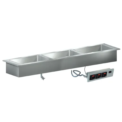 LTI DI-TW-DW-12-04 Thermalwell Hot Food Well Drop-In Unit, Electric, 94-1/4"W