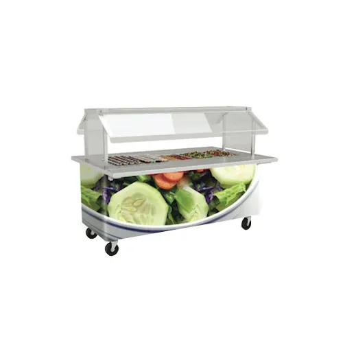 LTI FNR-74 74" Fresh 'N Ready Food Bar, Ice-Cooled, (5) Pan