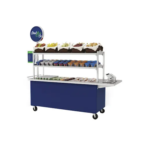 LTI HVC-74 Molded Fiberglas High Volume Cart - 74-3/8" x 30" x 60"