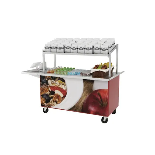 LTI SC-60 Molded Fiberglas Streamline Cart - 60-3/8" x 30" x 34"