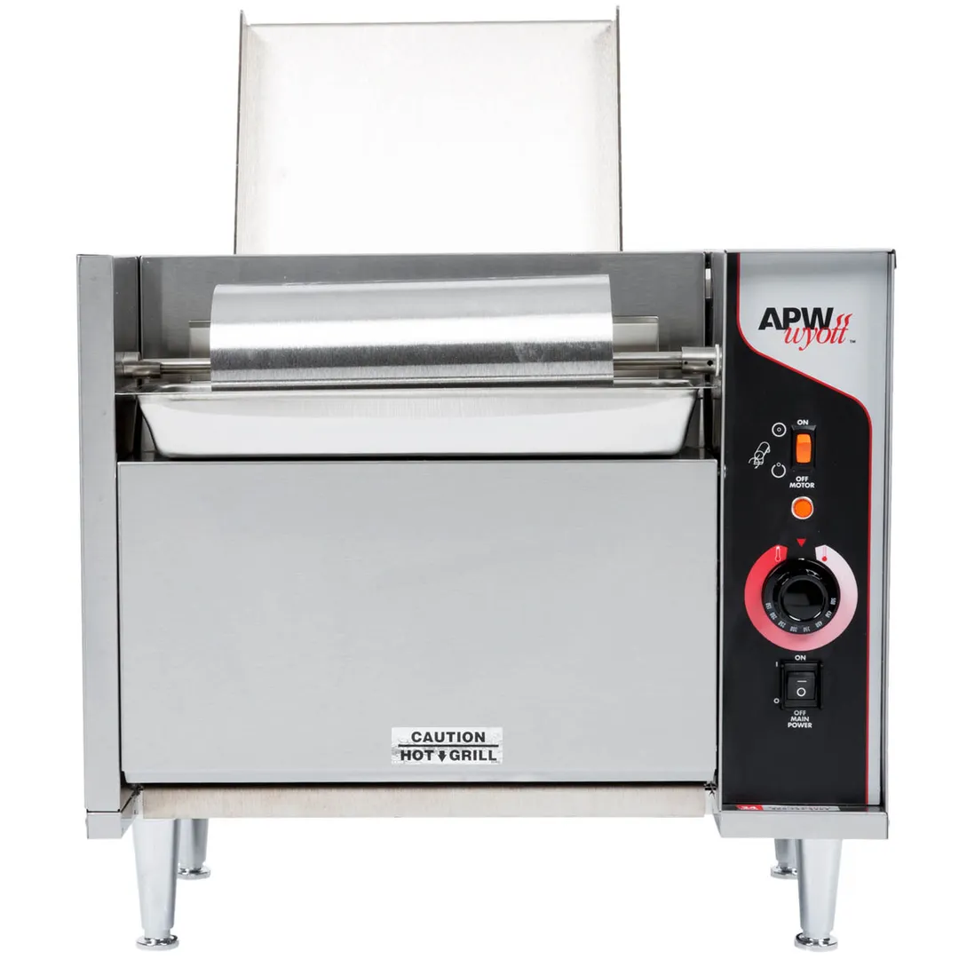 APW Wyott M-95-2 Countertop Bun Grill Conveyor Toaster, 865 Bun Halves/Hour