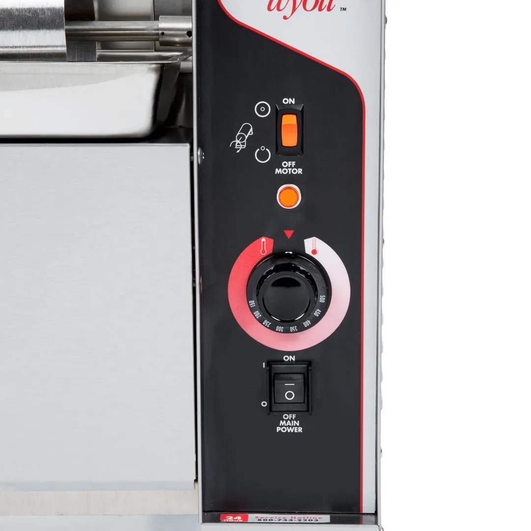 APW Wyott M-95-2 Countertop Bun Grill Conveyor Toaster, 865 Bun Halves/Hour