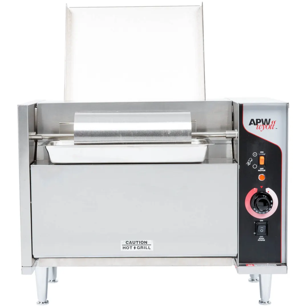 APW Wyott M-95-3 Countertop Bun Grill Conveyor Toaster, 1300 Bun Halves/Hour