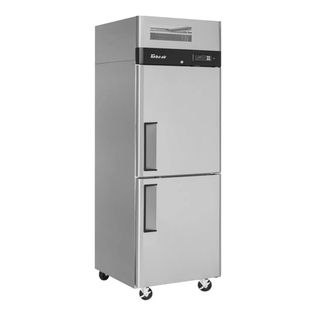 Turbo Air M3F24-2-N 28-3/4" 2-Half Solid Door Reach-In Freezer, Top Mounted, 21.5 cu. ft., Stainless Steel Exterior