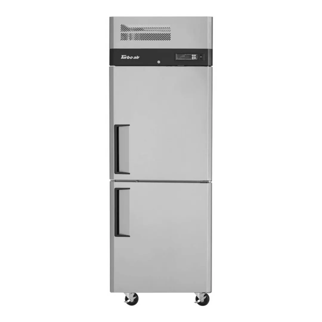 Turbo Air M3F24-2-N 28-3/4" 2-Half Solid Door Reach-In Freezer, Top Mounted, 21.5 cu. ft., Stainless Steel Exterior