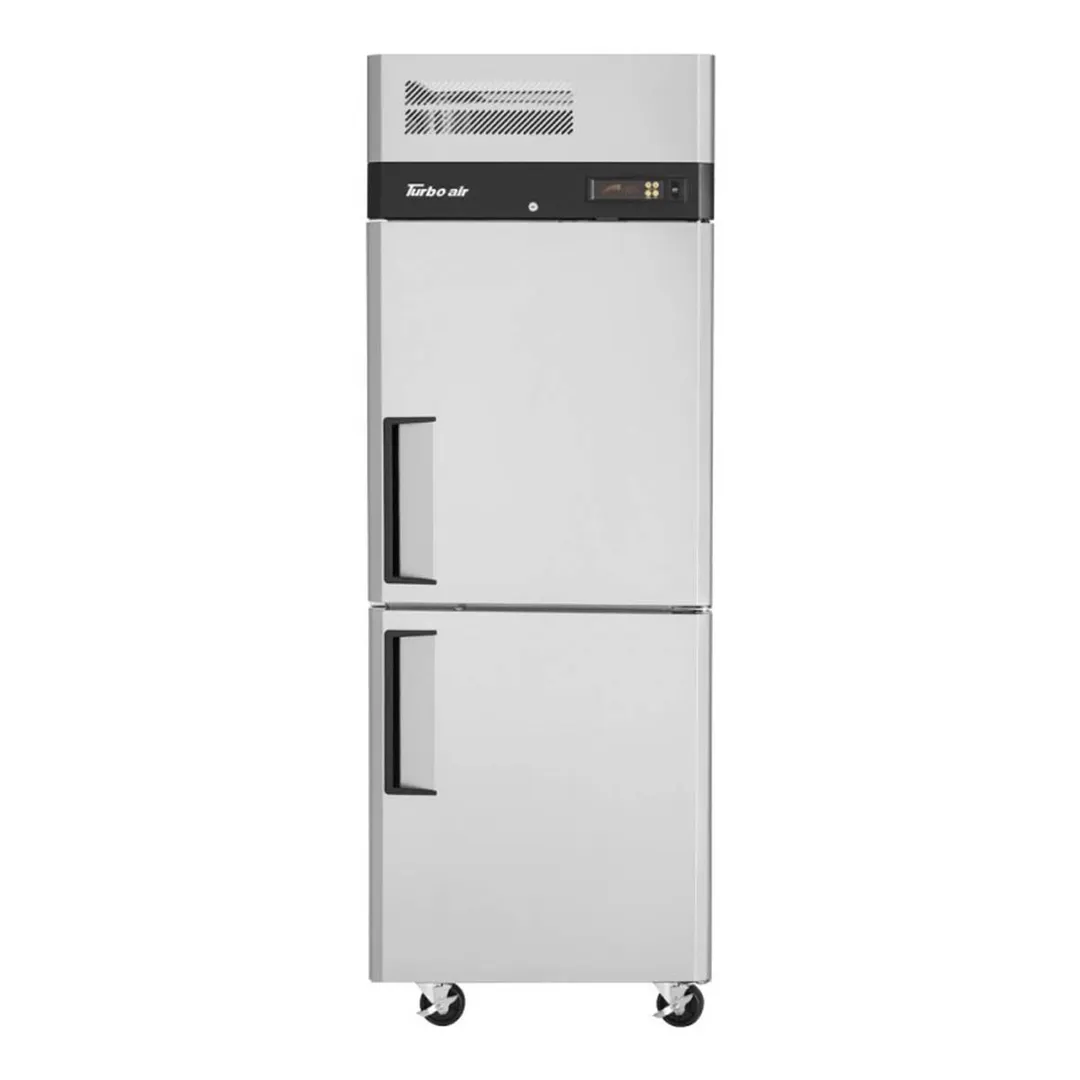 Turbo Air M3R24-2-N 28" 1-Section Reach-In Refrigerator w/ 2 Half Solid Doors, Top Mount, Aluminum Interior, 22 cu. ft.