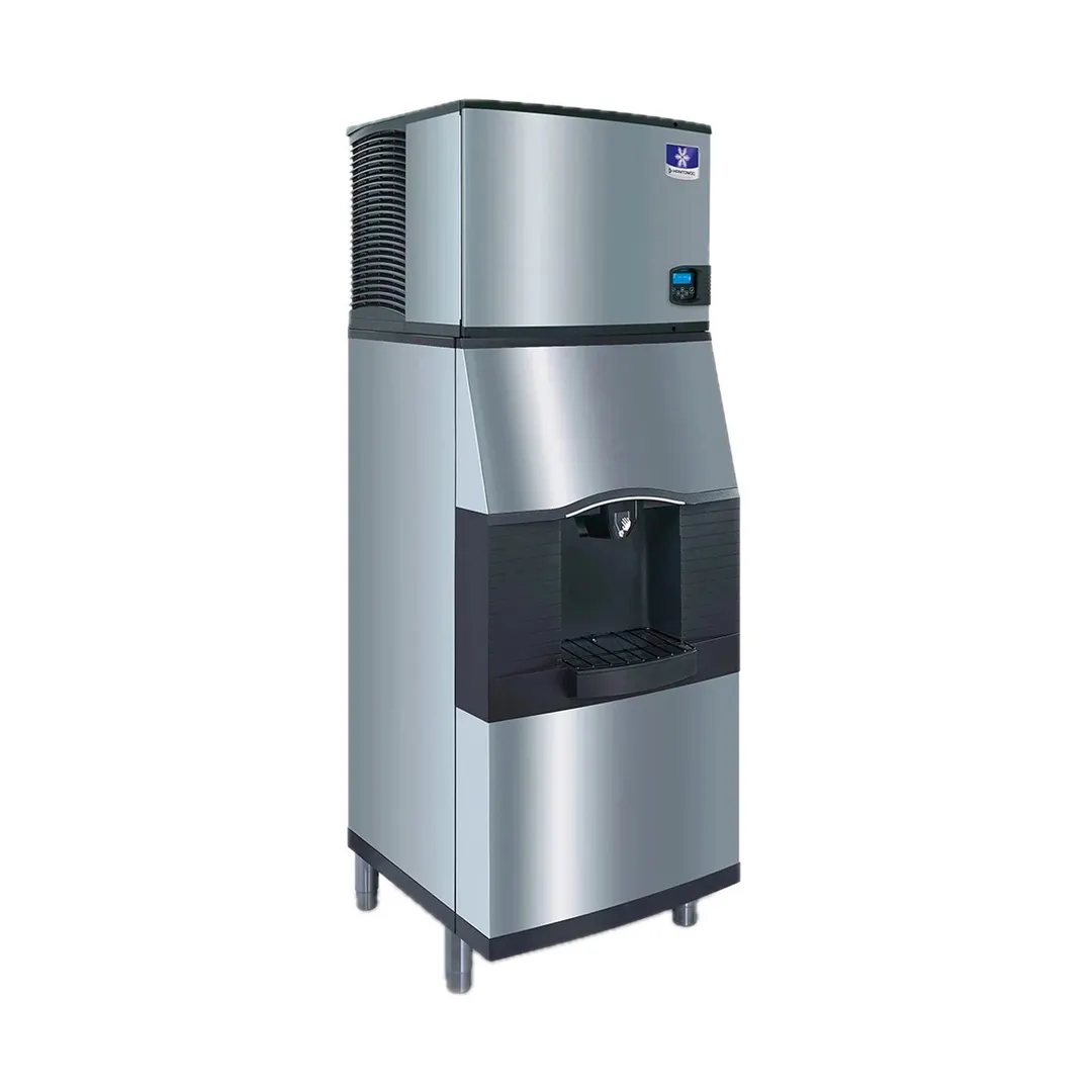 Manitowoc IDT0750A/SFA292 Full Cube 680 lb Ice Machine with Ice & Water Dispenser, 180 lb Bin