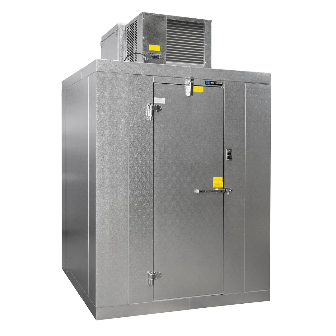 Master-Bilt QODB66-C 6' X 6' Outdoor Quick Ship Walk-in Cooler with Floor, Self-Contained