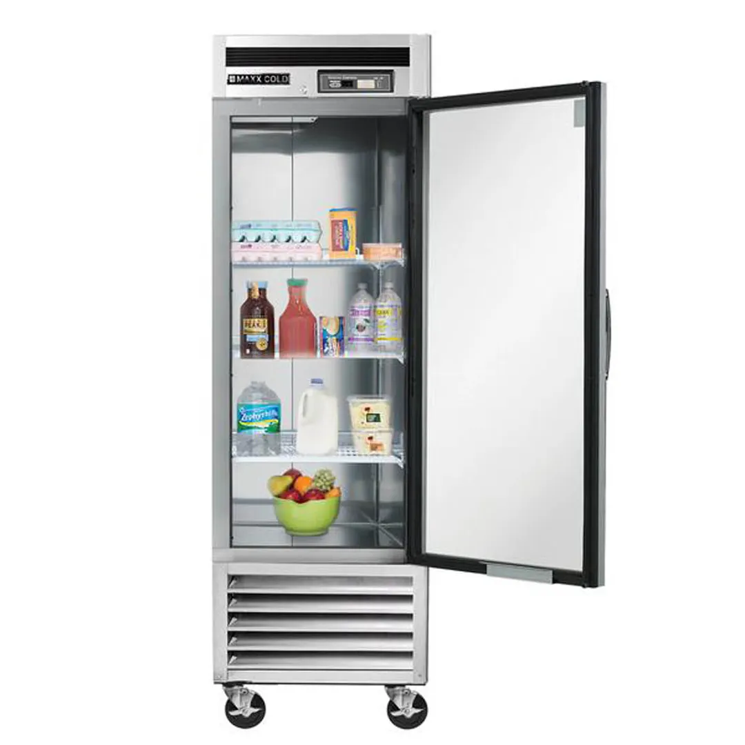 Maxx Cold MCF-23FDHC 26.75" 1-Solid Door Reach-In Freezer, Bottom Mount, 18.9 cu. ft., Stainless Steel