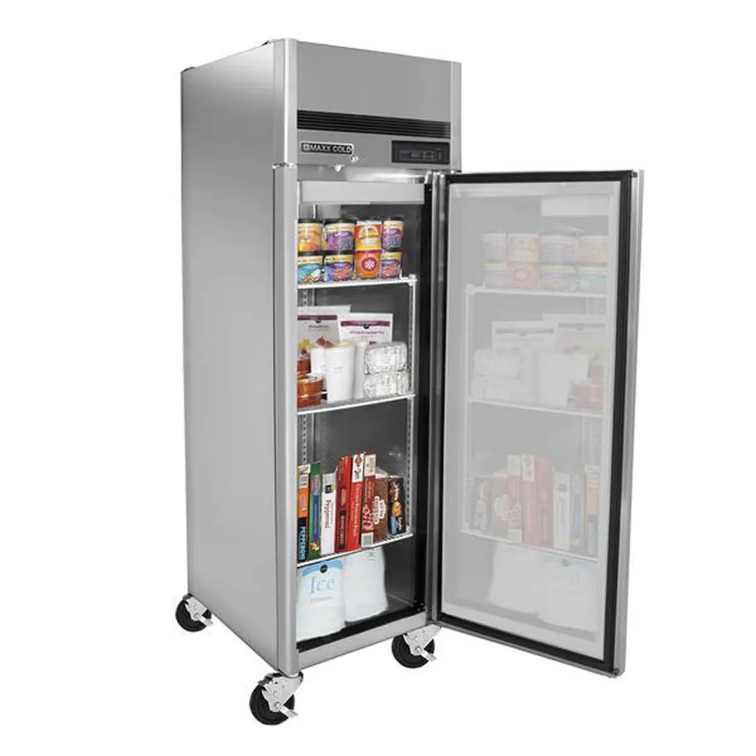 Maxx Cold MCFT-23FDHC 27" 1-Solid Door Reach-In Freezer, Top Mounted, 18.9 cu. ft.