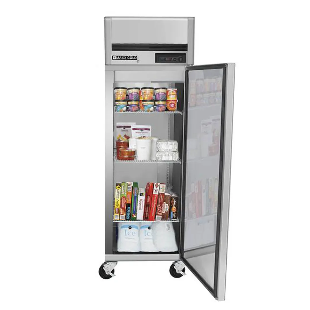 Maxx Cold MCFT-23FDHC 27" 1-Solid Door Reach-In Freezer, Top Mounted, 18.9 cu. ft.