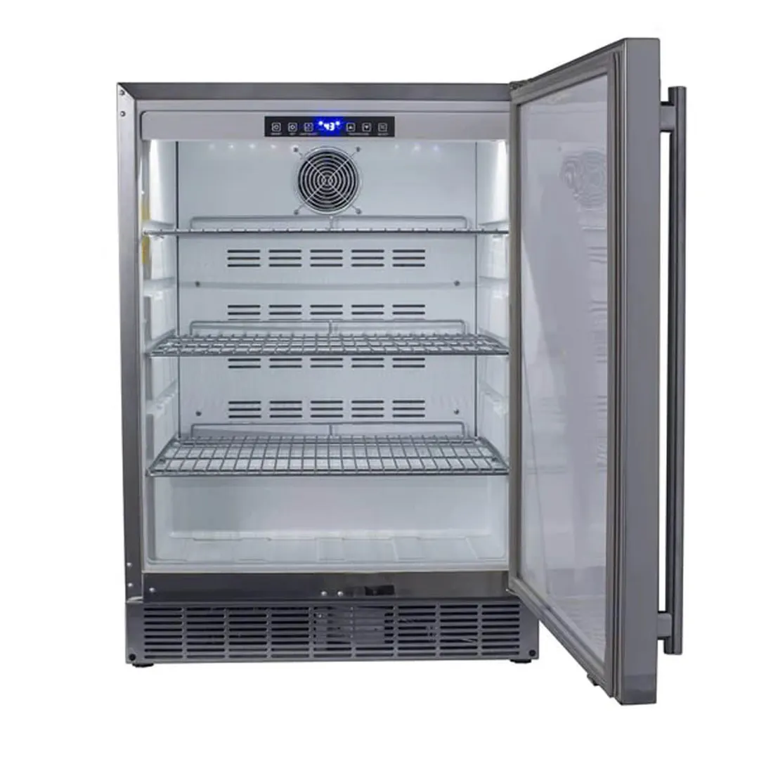 Maxx Ice MCR5U-O 24" Undercounter Refrigerator w/ 1 Section, Solid Door, 5 cu. ft.