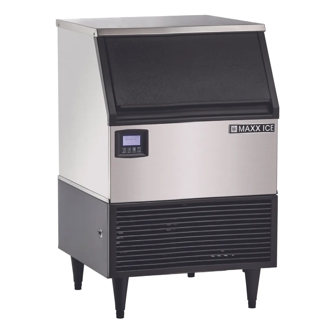 Maxx Ice MIM200N 24" Air Cooled Full Cube 199 lb Undercounter Ice Machine with 75 lb Bin