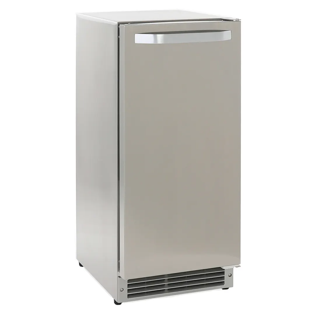 Maxx Ice MIM25CO – 15" Ice Maker, 25 Lb Crescent Cubes, 22 Lb Steel Bin, 115V R600a, Certified