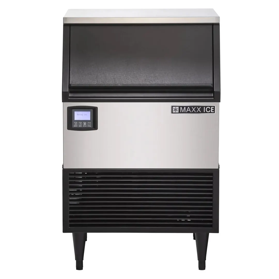 Maxx Ice MIM260N 24" Air Cooled Full Cube 265 lb Undercounter Ice Machine with 75 lb Bin