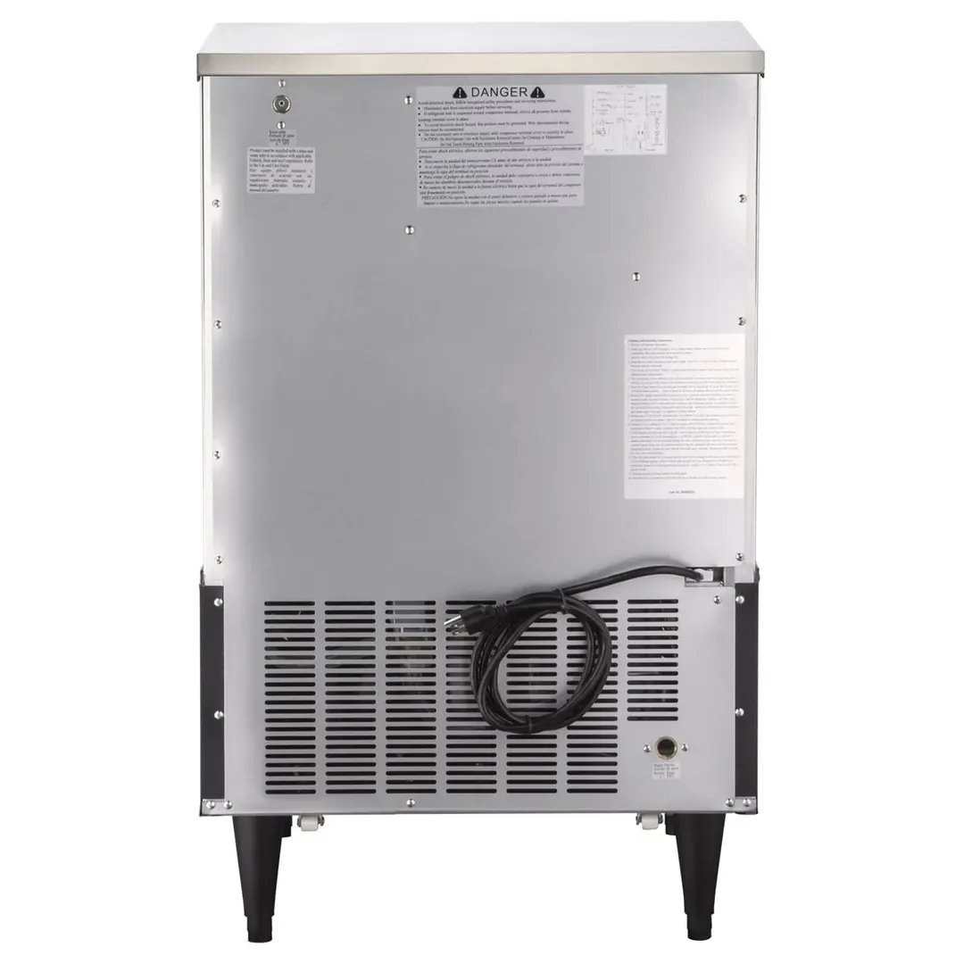 Maxx Ice MIM260N 24" Air Cooled Full Cube 265 lb Undercounter Ice Machine with 75 lb Bin