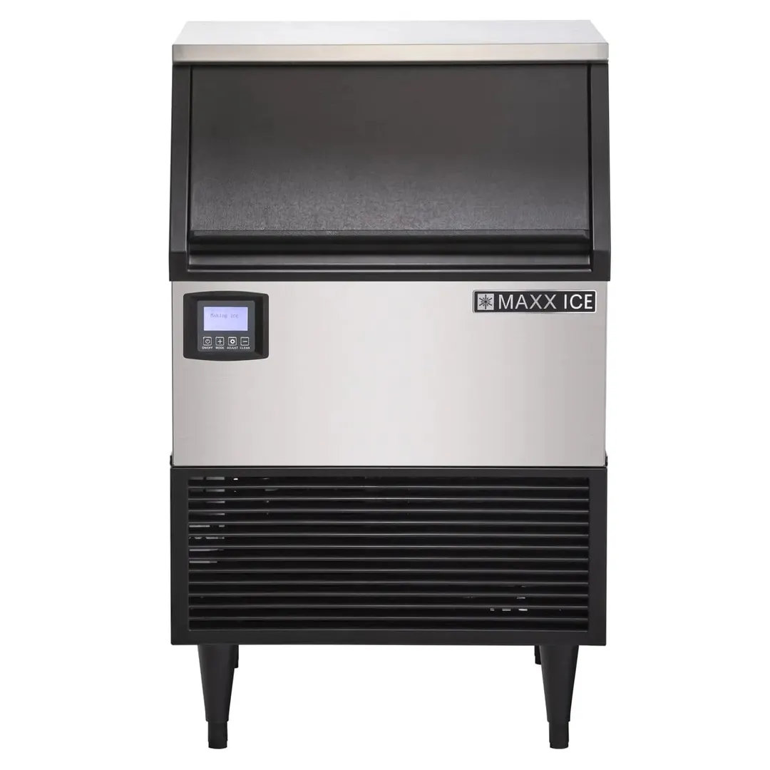 Maxx Ice MIM260NH 24" Air Cooled Half Cube 265 lb Undercounter Ice Machine with 75 lb Bin