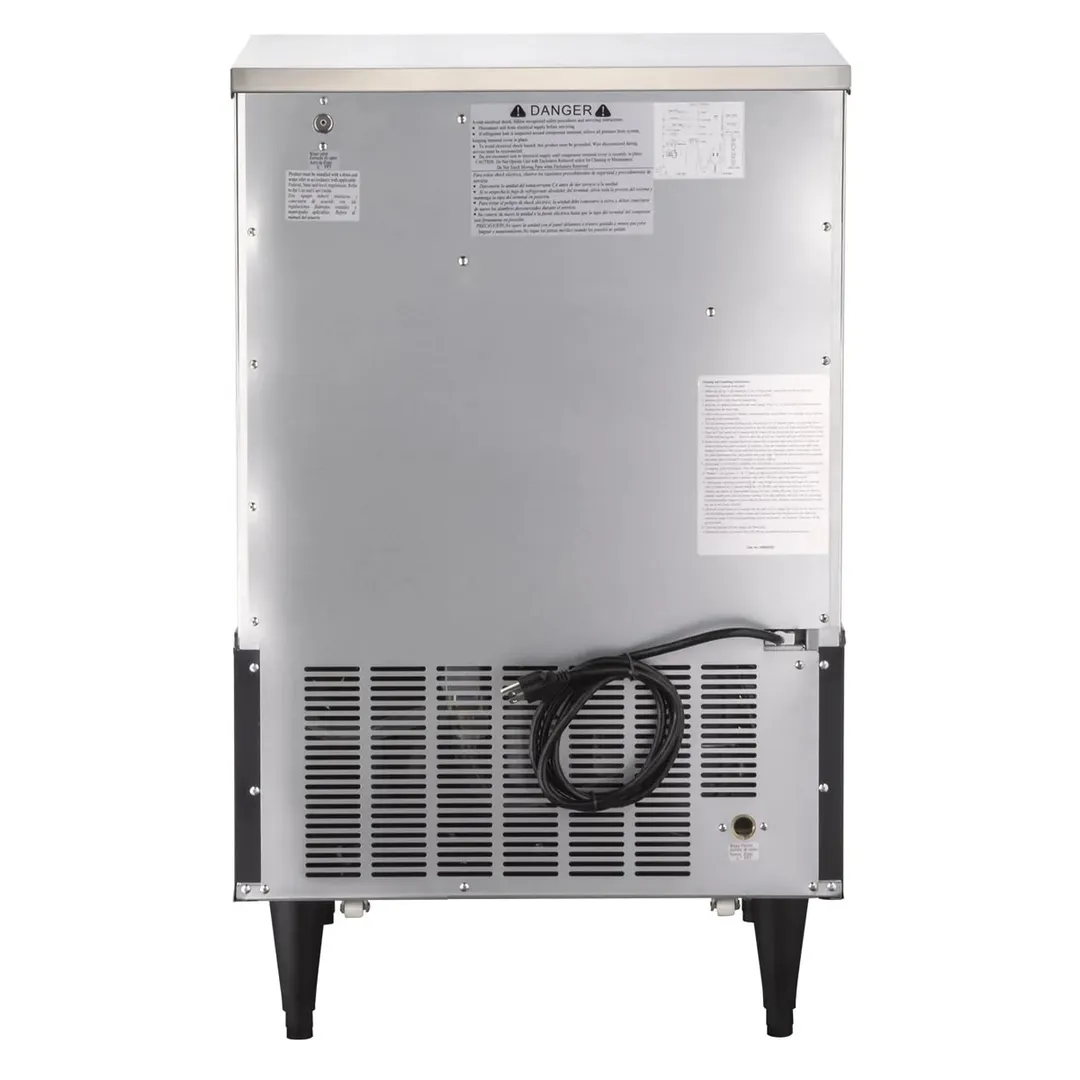 Maxx Ice MIM260NH 24" Air Cooled Half Cube 265 lb Undercounter Ice Machine with 75 lb Bin
