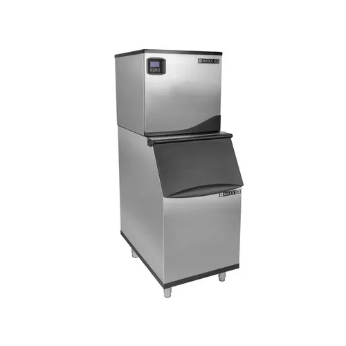 Maxx Ice MIM360N-B310 Cube Ice Maker, 22" Width, 361 Lb/Day, 300‑399 Lb Bin, ENERGY STAR, LED Light
