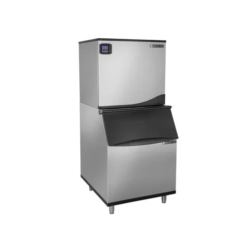 Maxx Ice MIM500NH-B470 Ice Maker 30" Wide, 513 Lb/Day Cube Ice, Steel, 470 Lb Bin, ENERGY STAR