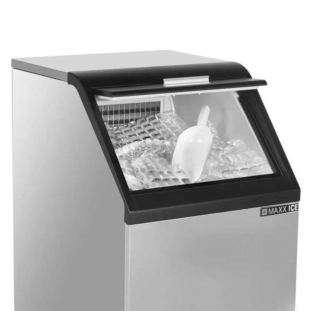 Maxx Ice MIM85H 17" Air Cooled Half Cube 88 lb Undercounter Ice Machine with 25 lb Bin