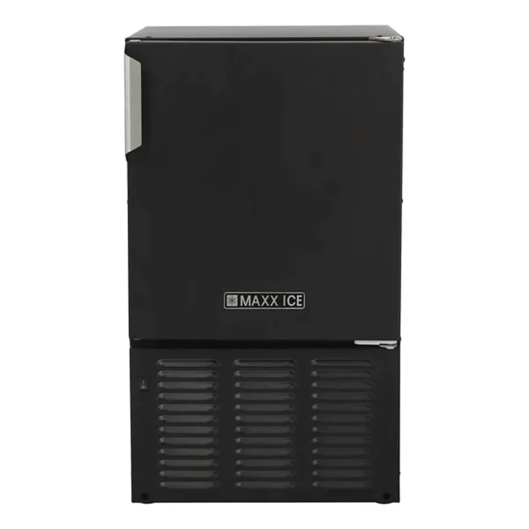 Maxx Ice MMAR25W 14" Air Cooled Crescent 25 lb Undercounter Ice Machine with 12 lb Bin, White