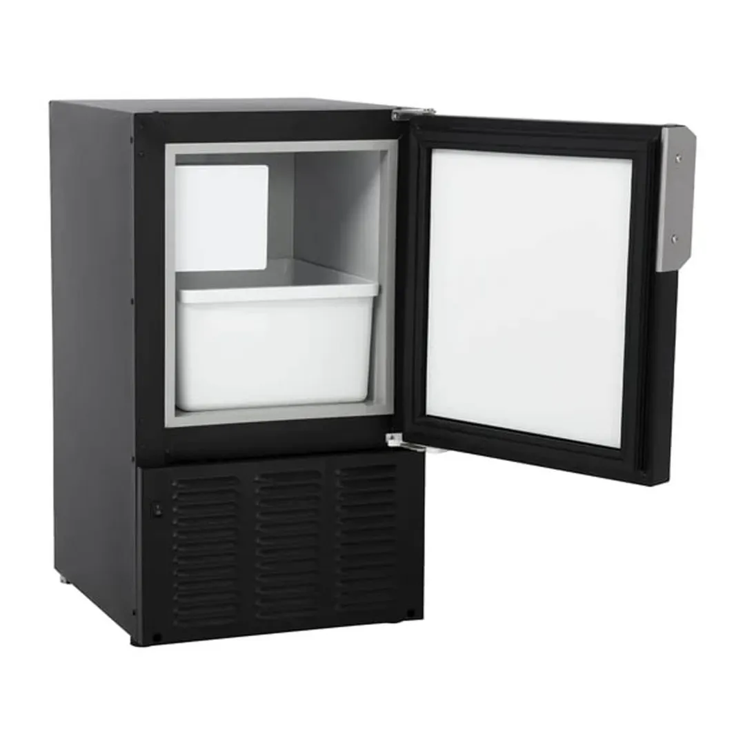 Maxx Ice MMAR25W 14" Air Cooled Crescent 25 lb Undercounter Ice Machine with 12 lb Bin, White