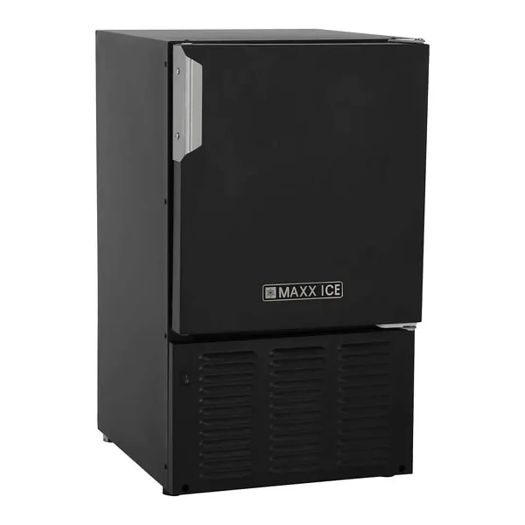 Maxx Ice MMAR25W 14" Air Cooled Crescent 25 lb Undercounter Ice Machine with 12 lb Bin, White