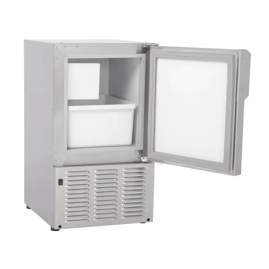 Maxx Ice MMAR25S 14" Air Cooled Crescent 25 lb Undercounter Ice Machine with 12 lb Bin, Stainless