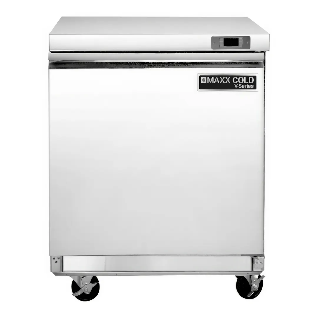 Maxx Cold MVR29UHC 29" 1-Door Undercounter Refrigerator, Stainless Steel, 7.8 cu. ft.