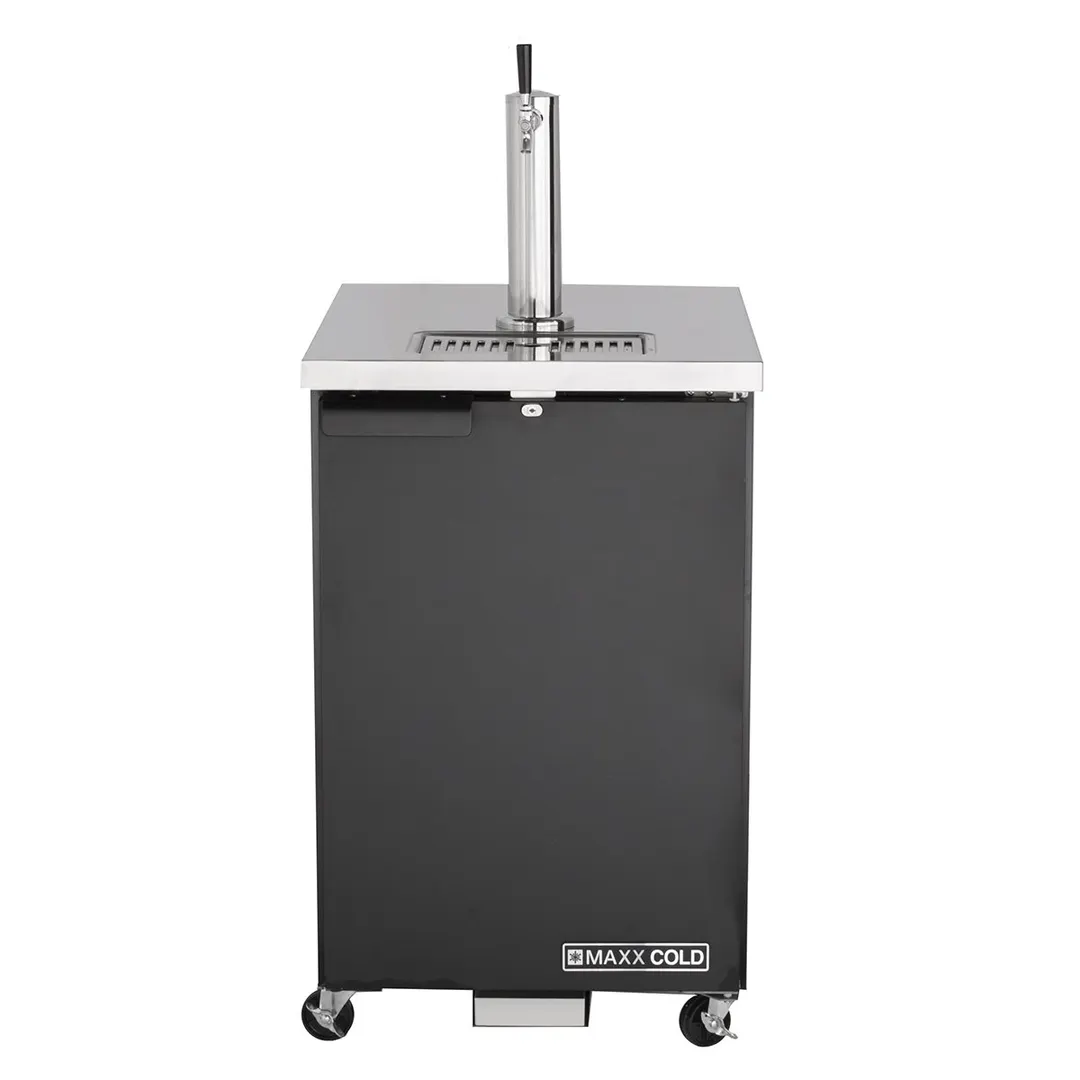 Maxx Cold MXBD24-1BHC 23" Draft Beer Cooler w/ 1 Keg, 7.2 cu. ft., 1 Single-Tap Tower
