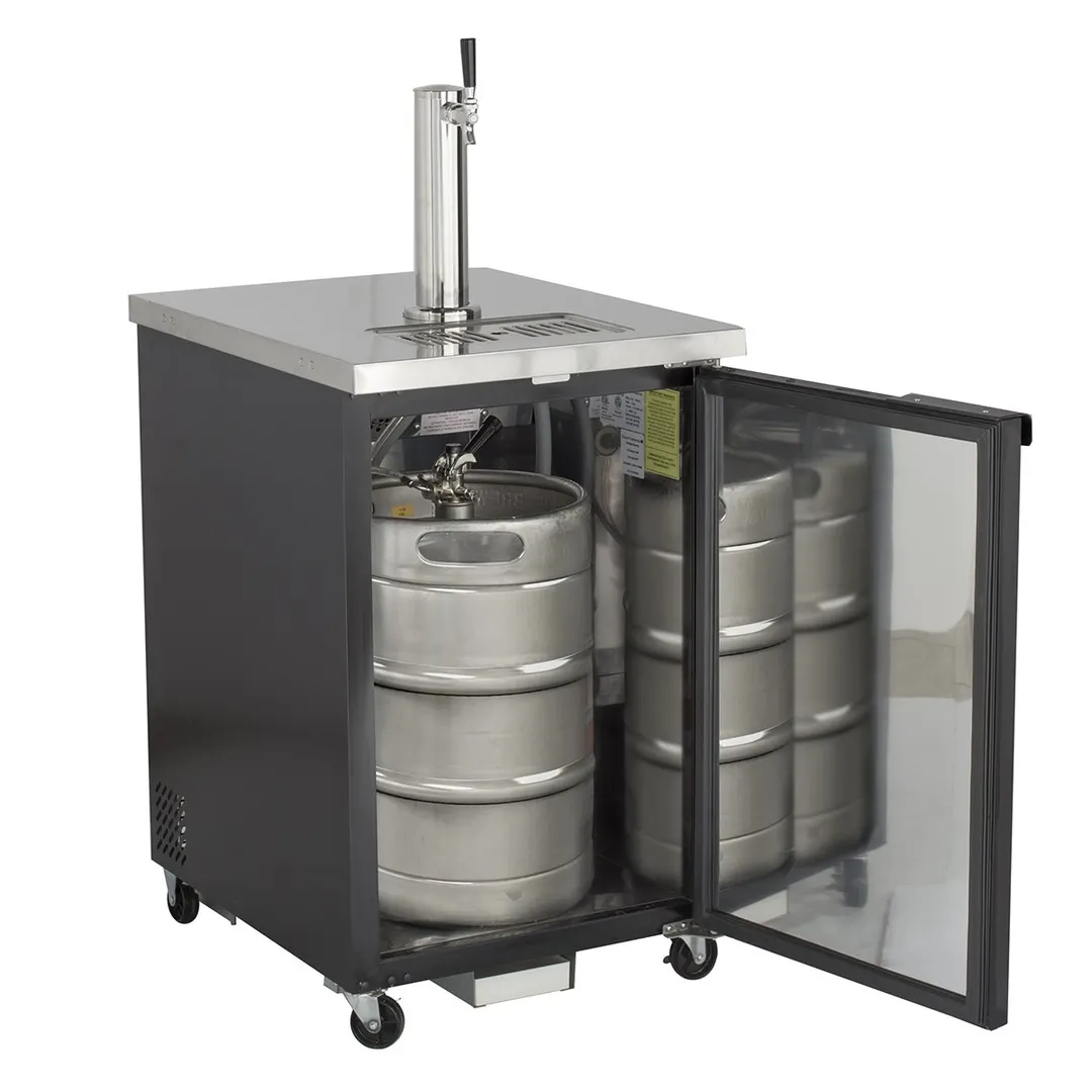 Maxx Cold MXBD24-1BHC 23" Draft Beer Cooler w/ 1 Keg, 7.2 cu. ft., 1 Single-Tap Tower