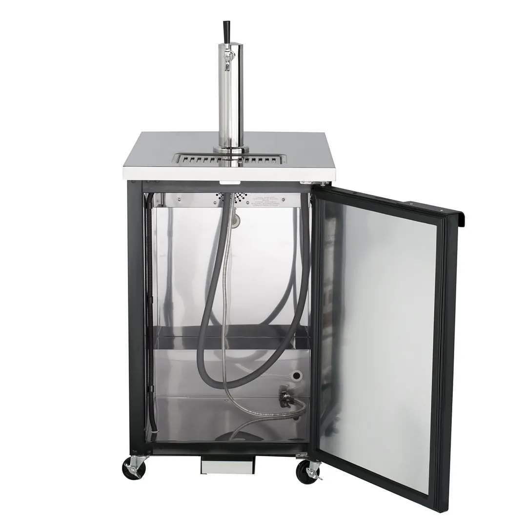 Maxx Cold MXBD24-1BHC 23" Draft Beer Cooler w/ 1 Keg, 7.2 cu. ft., 1 Single-Tap Tower