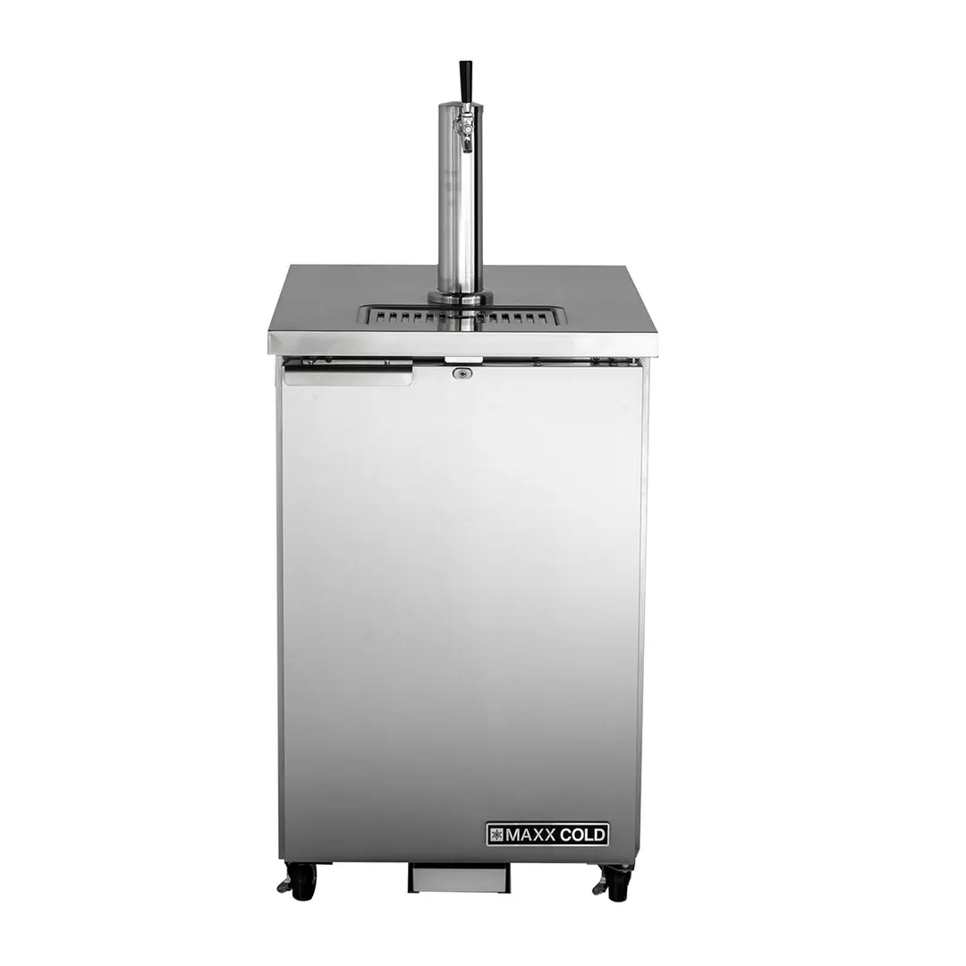 Maxx Cold MXBD24-1SHC 23" Draft Beer Cooler w/ 1 Keg, 7.2 cu. ft., 1 Single-Tap Tower