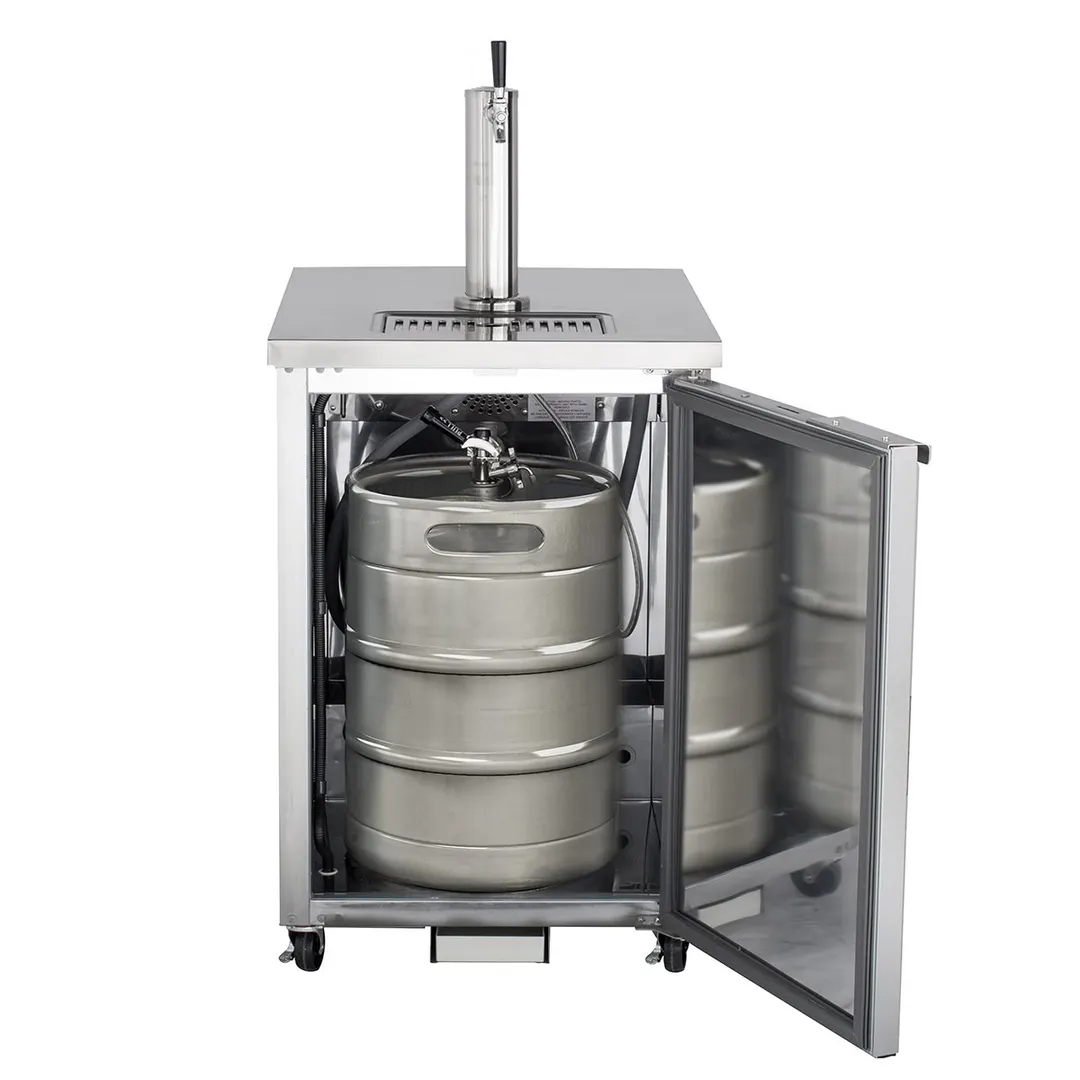 Maxx Cold MXBD24-1SHC 23" Draft Beer Cooler w/ 1 Keg, 7.2 cu. ft., 1 Single-Tap Tower