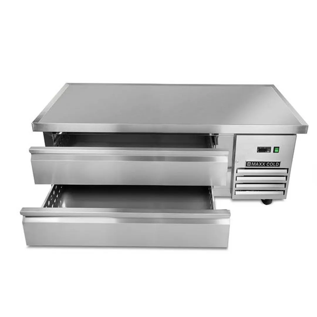 Maxx Cold MXCB60HC 62" X-Series Refrigerated Chef Base w/ 2 Drawers, 8.8 cu. ft. 